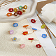 20Pcs Flower Polyester & Alloy Push Pins Set(AJEW-WH0460-138KCG)-1