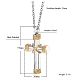 ожерелья с крестиком из нержавеющей стали(TQ9204-1)-3