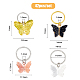 Butterfly Theme DIY Hair Accessories Set(PALLOY-PH01477)-2