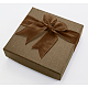 Квадратный бантом органза лента картон браслет браслет подарочные коробки(X-BC148-02)-1