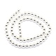 Electroplate Non-magnetic Synthetic Hematite Beads Strands(G-L485-01D-S)-3