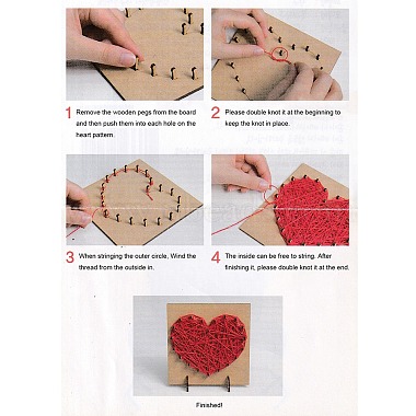 Christmas Themed DIY Nail String Art Kit for Adults(DIY-P014-D04)-7