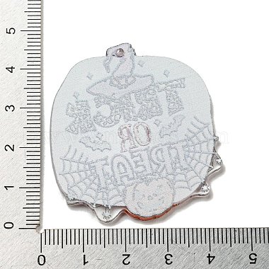 Halloween Printed Acrylic Pendants(OACR-P026-D08)-3