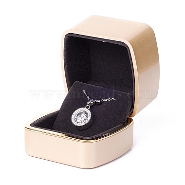 Square Plastic Jewelry Pendant Boxes(OBOX-F005-02C)-3
