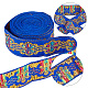 Flat Ethnic Style Embroidery Polyester Ribbons(OCOR-WH0067-86A)-6