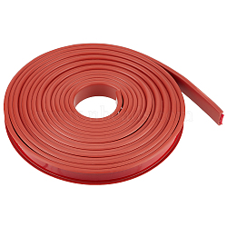 TPE Self-Adhesive Flexible Molding Trim, Ceiling Molding, Wall Trim for Furniture, Red, 18.5mm, about 5m/roll(DIY-WH0578-82B-02)