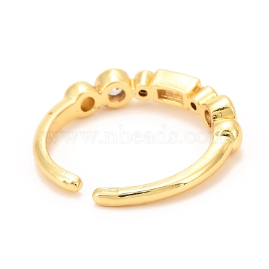 Brass Micro Pave Cubic Zirconia Cuff Ring(RJEW-F118-20)-3