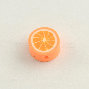 10mm Orange Fruit Polymer Clay Beads