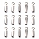 201 Stainless Steel Fold Over Crimp Cord Ends(X-STAS-R055-07)-1