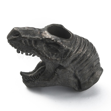 Dinosaur Head Shaped Brass Beads(FIND-WH0143-86B)-1