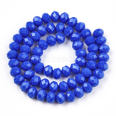 Opaque Solid Color Glass Beads Strands(EGLA-A034-P3mm-D32)-2