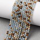 perles de calcite bleues naturelles(G-E576-09F)-1