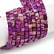 Dyed Synthetic Imperial Jasper Beads Strands(G-H087-F02-01D-1)-1