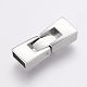 304 Stainless Steel Fold Over Clasps(STAS-E144-148P)-1