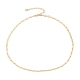 Glass Pearl Link Chain Necklaces(NJEW-JN03203)-1
