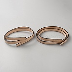 2Pcs Imitation Leather Adjustable Bag Straps, PeachPuff, 805x13x3mm(DIY-WH20055-084C)