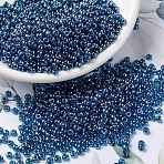 MIYUKI Round Rocailles Beads, Japanese Seed Beads, 8/0, (RR326) Transparent Capri Blue Luster, 3mm, Hole: 1mm, about 2111~2277pcs/50g(SEED-X0055-RR0326)