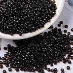 MIYUKI Round Rocailles Beads, Japanese Seed Beads, (RR135) Transparent Root Beer, 8/0, 3mm, Hole: 1mm, about 2111~2277pcs/50g(SEED-X0055-RR0135)