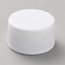 Plastic Bottle Caps, Column, White, 32x18mm, Inner Diameter: 28mm(KY-WH0056-04B)