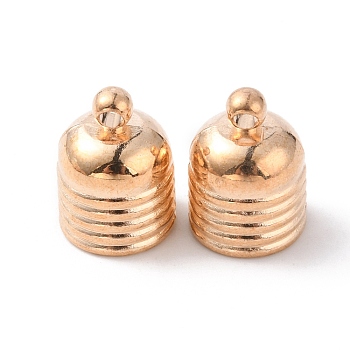 Alloy Cord Ends, End Caps, Light Gold, 13.5x10mm, Hole: 1.5mm, Inner Diameter: 8mm