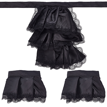 Collar and Sleeve Set, for Clothes Accessory, Black, 530~560mm