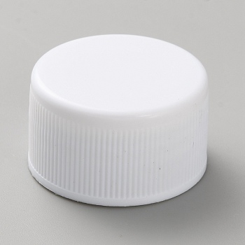 Plastic Bottle Caps, Column, White, 32x18mm, Inner Diameter: 28mm