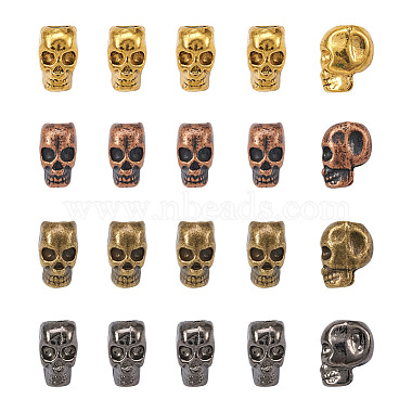 Skull Alloy European Beads