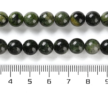 Natural Green Diopside Beads Strands(G-NH0031-01B)-5