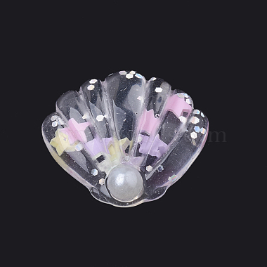 Clear Shell Resin Cabochons