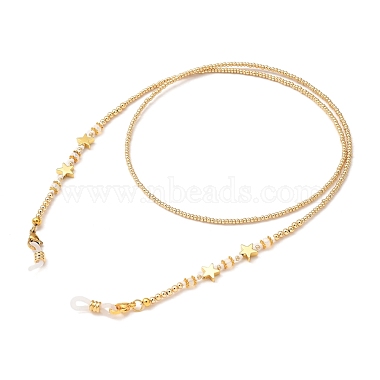 Golden Gold Opalite Eyeglass Chains