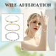 Aricraft 3pcs 3 bracelets chapelet de style sertis de breloques de la Vierge Marie(BJEW-AR0001-04)-6