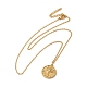 Crystal Rhinestone Cross Dangle Hoop Earring & Pendant Nacklace(SJEW-P002-03G)-4