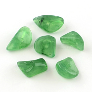 Chip Imitation Gemstone Acrylic Beads, Medium Sea Green, 19~28x14~19x6~13mm, Hole: 2mm, about 310pcs/500g(OACR-R021-02)