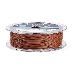 7-Strand Round Nylon Coated Steel Wire, Beading Wire for Necklaces Bracelets, Import From Japan, Sienna, 0.4mm, about 328.08 Feet(100m)/Roll(TWIR-T002-01B-10)