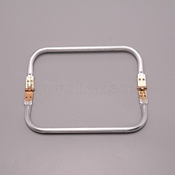 Aluminum Bag Handle, Bag Replacement Accessories, Silver, 9x22x2cm(FIND-WH0094-25C)