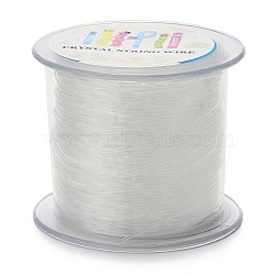 Korean Elastic Crystal Thread, Clear, 1.2mm, about 65.61 yards(60m)/roll(EW-N004-1.2mm-01)