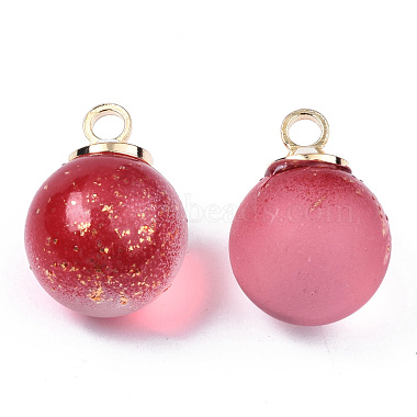 Two Tone Transparent Spray Painted Glass Pendants(GLAA-N035-020B-C05)-2