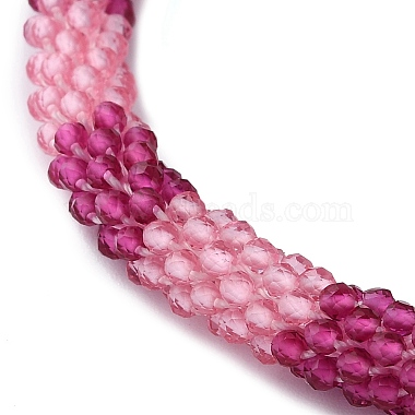 Glass Crochet Beaded Necklace(NJEW-Z029-04I)-3