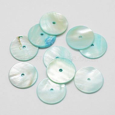 Dyed Natural Shell Beads(SHEL-P004-06)-2