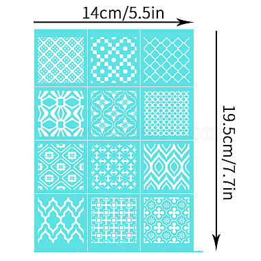 粘着性のシルクスクリーン印刷ステンシル(DIY-WH0173-001W)-2