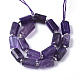 Natural Amethyst Beads Strands(X-G-S345-8x11-004)-2