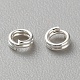 スターリングシルバーのスプリットリング（1個）(STER-WH0009-21B)-2