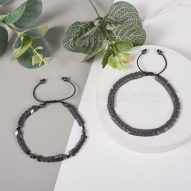 Synthetic Hematite Beads Energy Bracelet DIY Making Kit(DIY-KS0001-18)-8