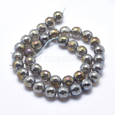 Galvani natürliche Achat Perlen Stränge(G-O164-01A-10mm)-2