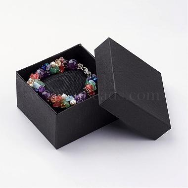 Gemstone Beaded Chakra Bracelets(BJEW-JB02568)-5