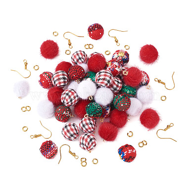 DIY Christmas Style Earring Making Kits(DIY-TA0008-88)-3