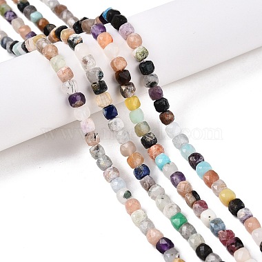 Natural Mixed Gemstone Beads Strands(G-N342-127)-4