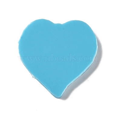 Moules en silicone pendentif coeur de style réaliste diy(DIY-G083-03)-3