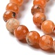 Natural Orange Calcite Beads Strands(G-E576-74C)-3
