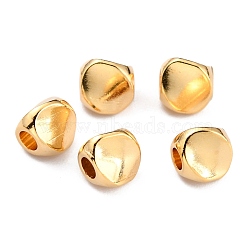 Brass Spacer Beads, Long-Lasting Plated, Triangle, Real 24K Gold Plated, 4.5x4.5mm, Hole: 1.8mm(KK-O133-008G)
